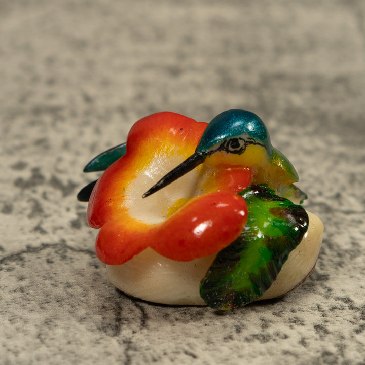 Hummingbird Tagua Carving