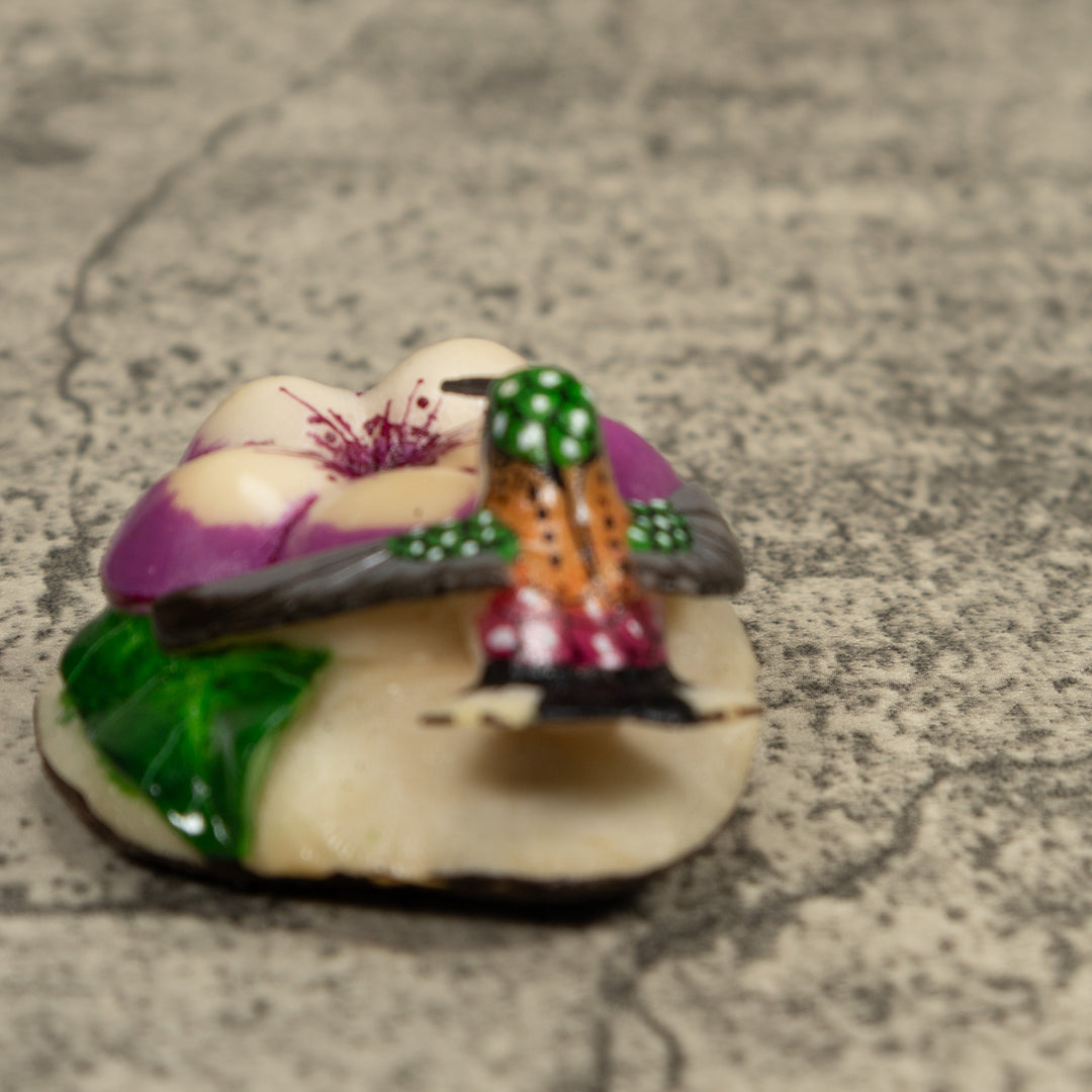 Hummingbird Tagua Carving