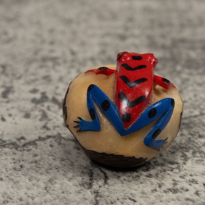 Vintage Frog Tagua Carving