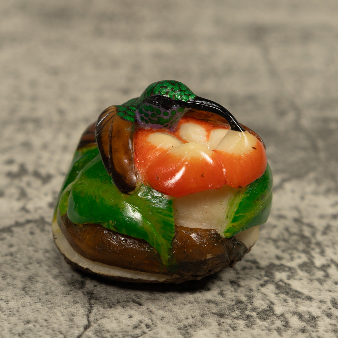 Hummingbird Tagua Carving