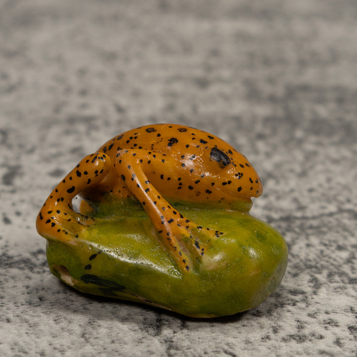 Vintage Frog Tagua Carving