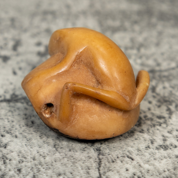 Vintage Frog Tagua Carving
