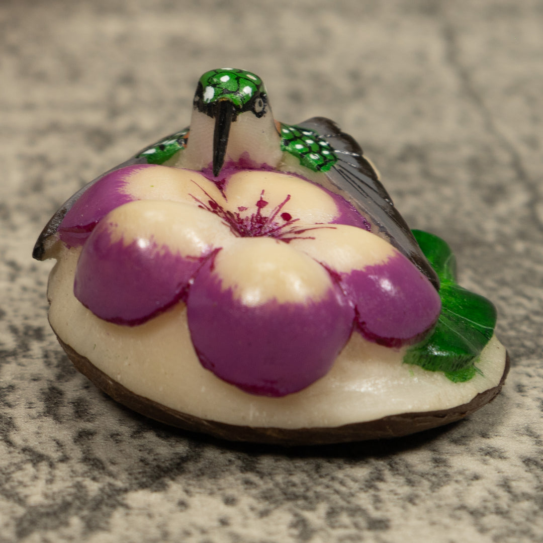 Hummingbird Tagua Carving