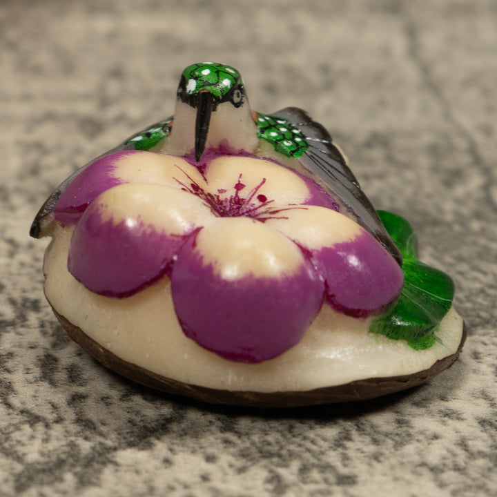 Hummingbird Tagua Carving