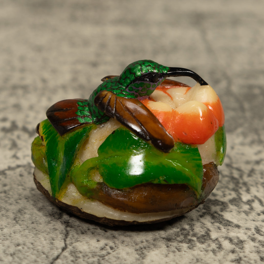 Hummingbird Tagua Carving