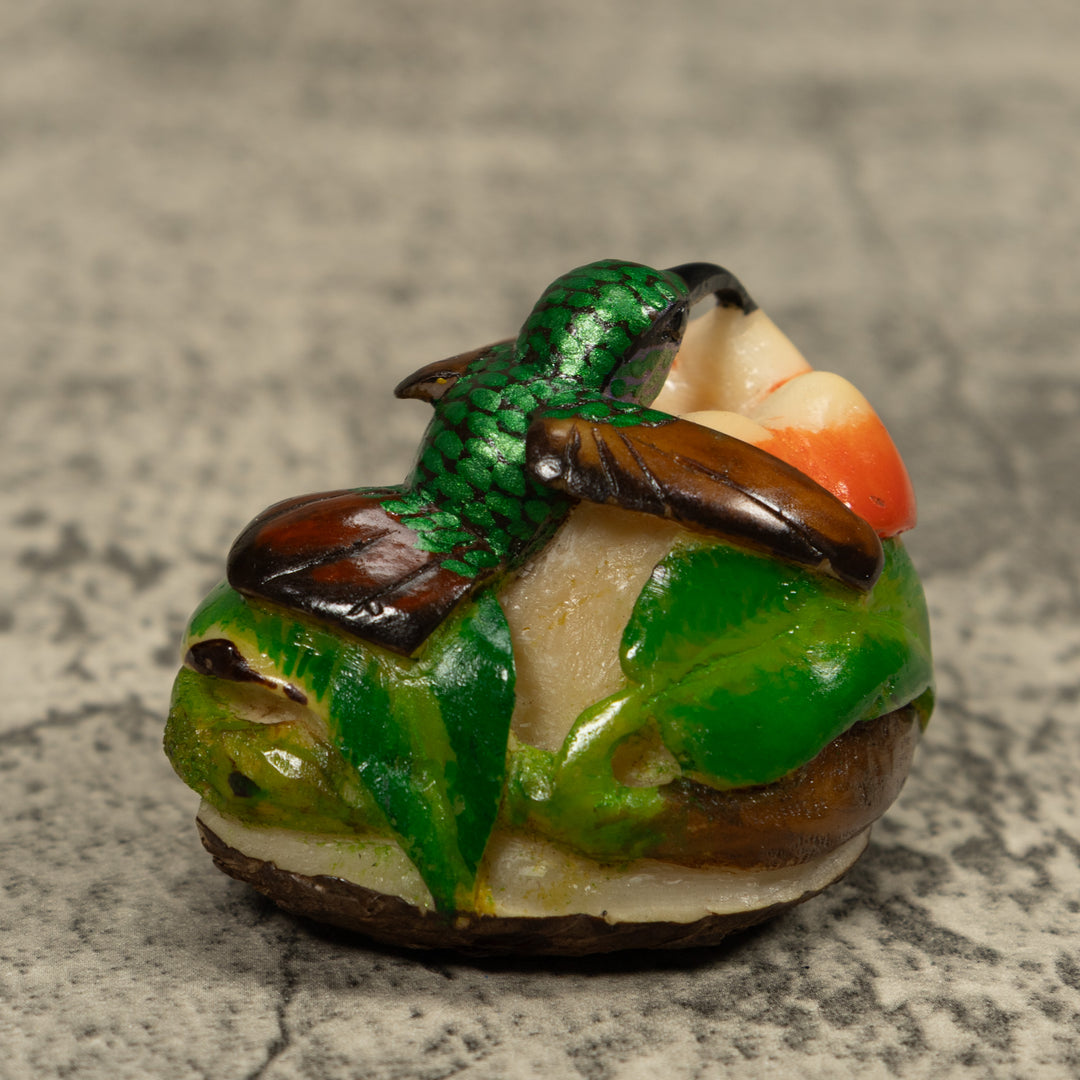 Hummingbird Tagua Carving