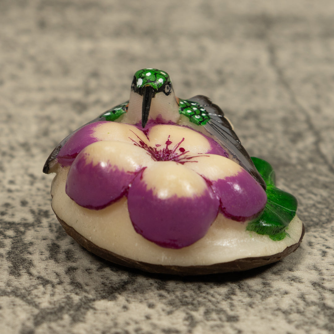 Hummingbird Tagua Carving