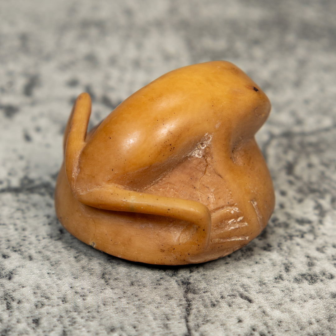 Vintage Frog Tagua Carving