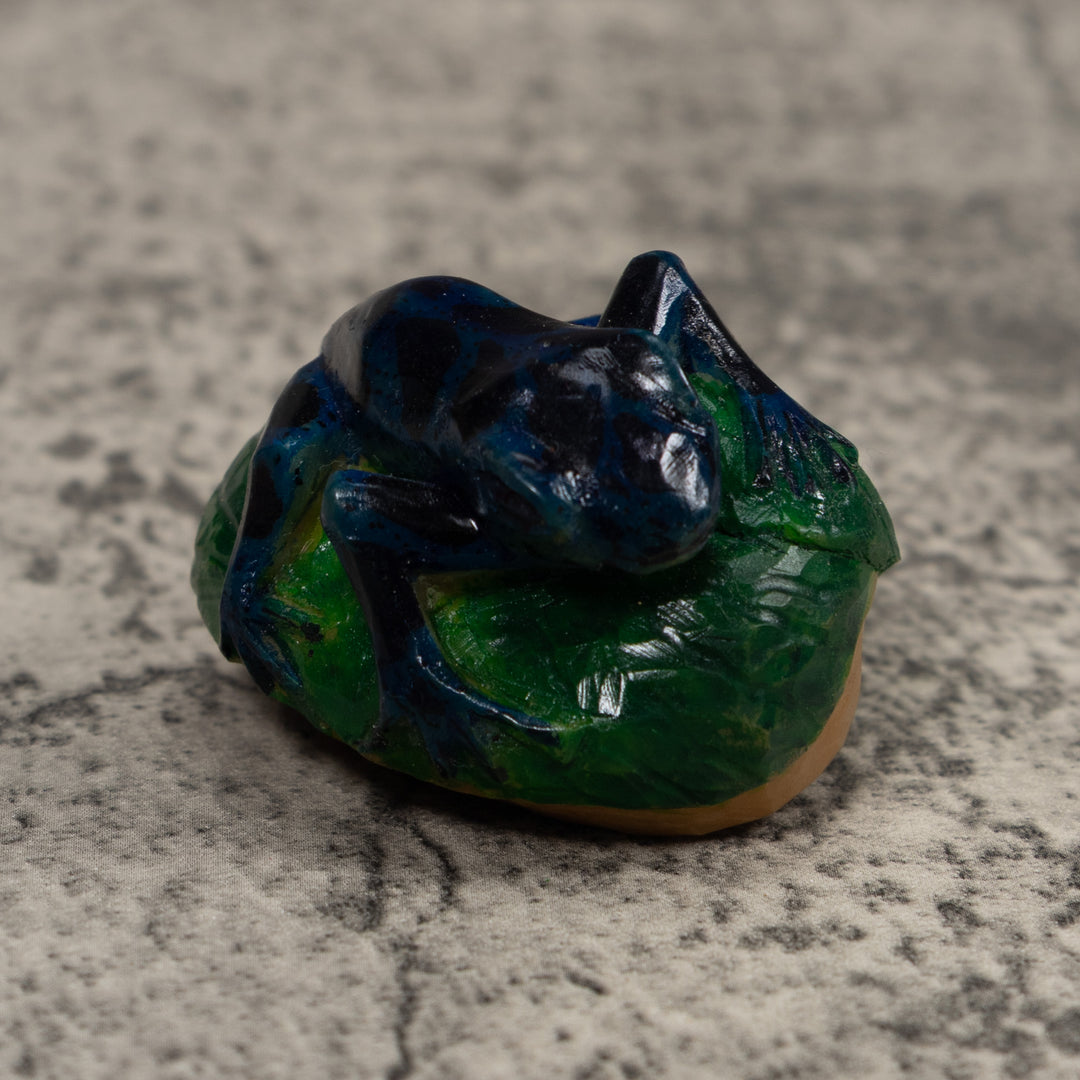 Vintage Frog Tagua Carving