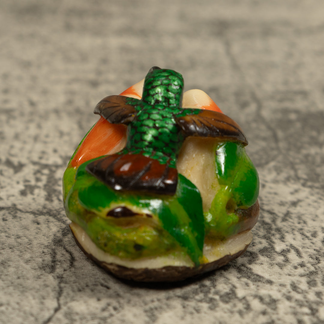 Hummingbird Tagua Carving