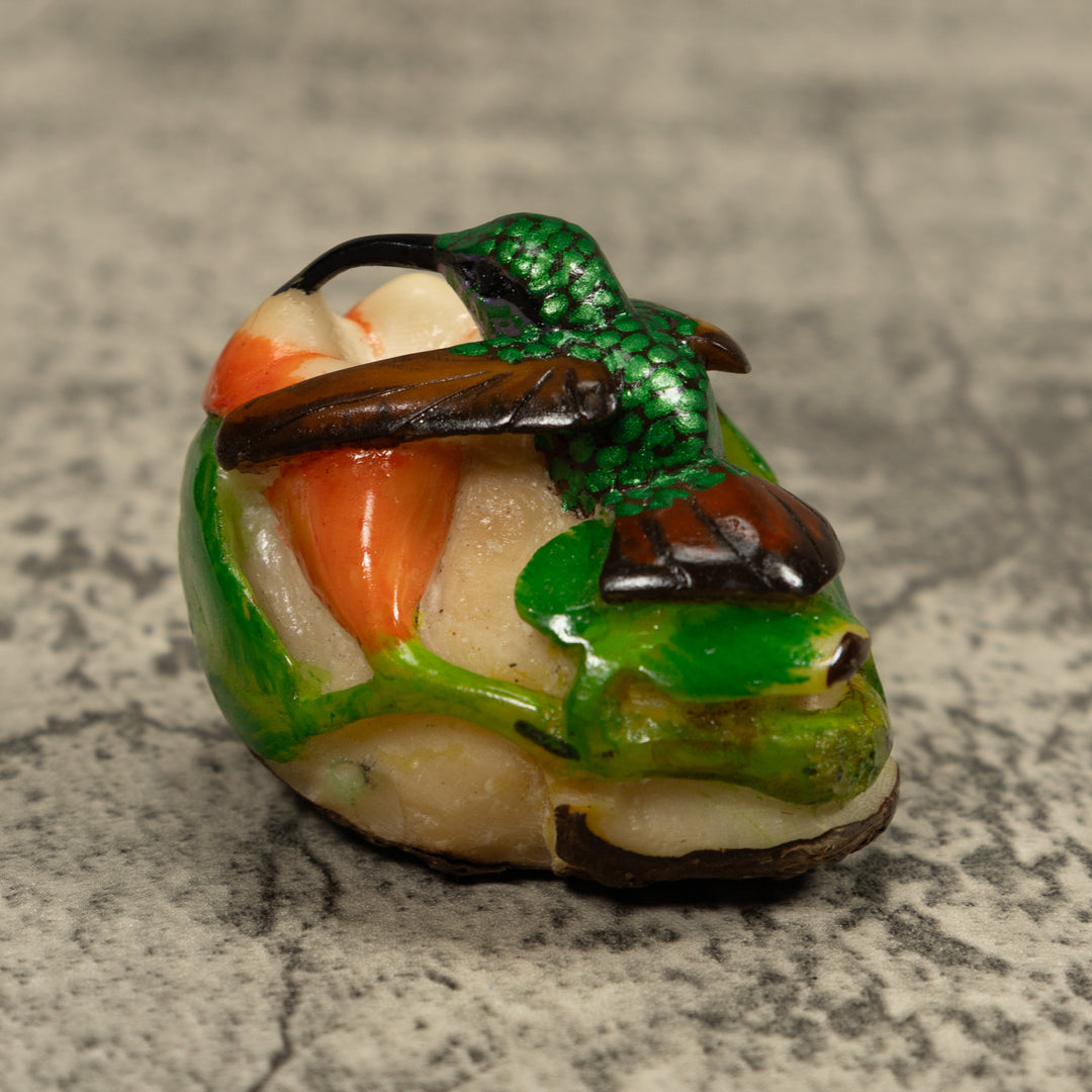 Hummingbird Tagua Carving