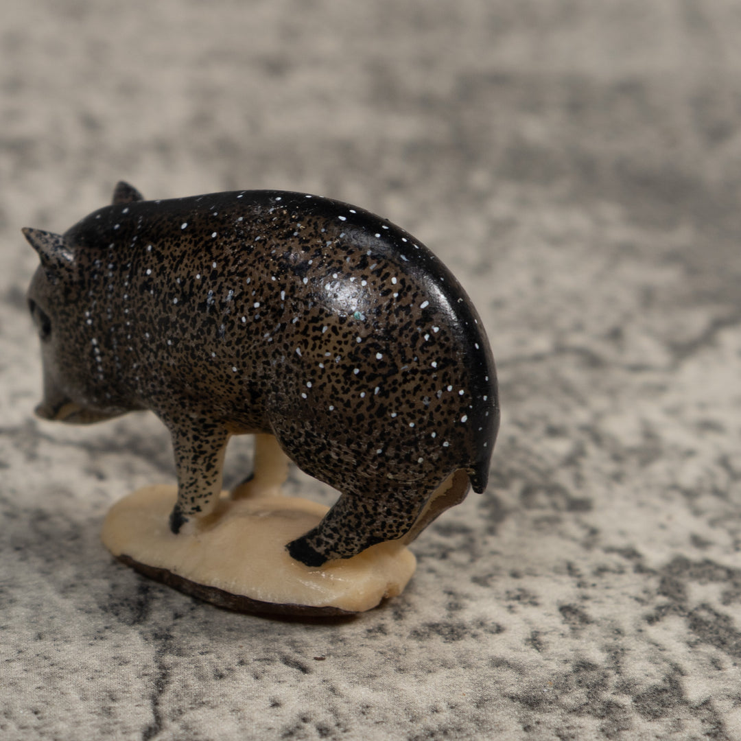 Rainforest Wild Pig Tagua Carving
