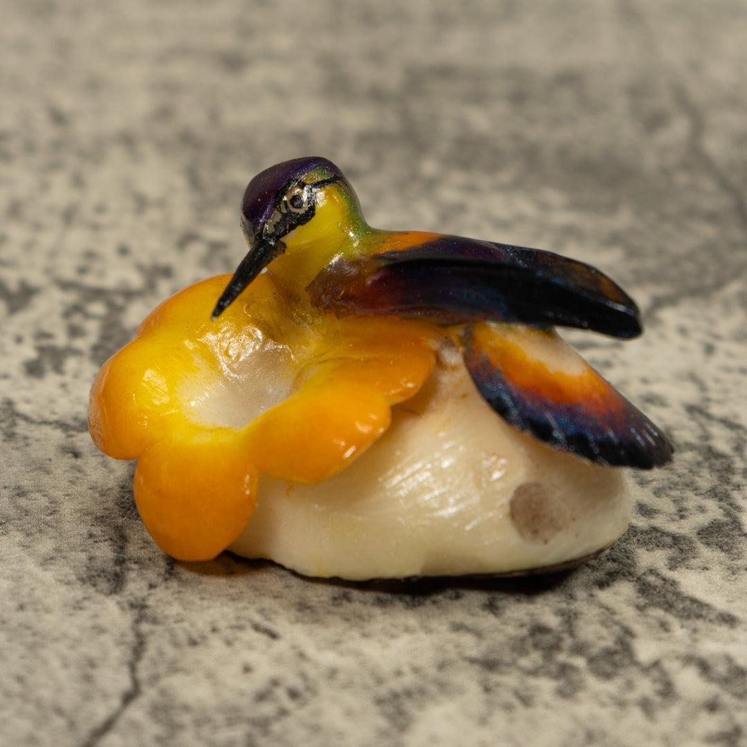 Hummingbird Tagua Carving