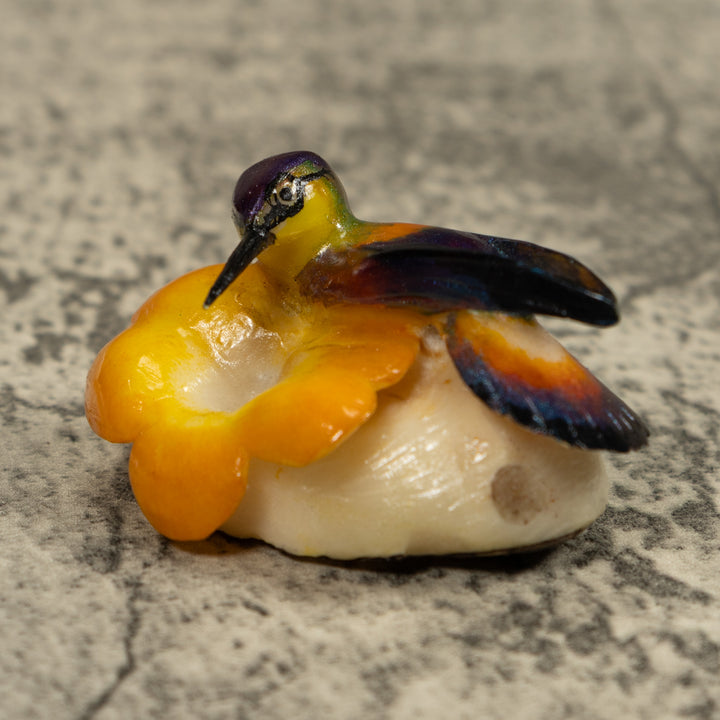 Hummingbird Tagua Carving