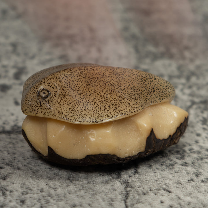 Vintage Stingray Tagua Carving