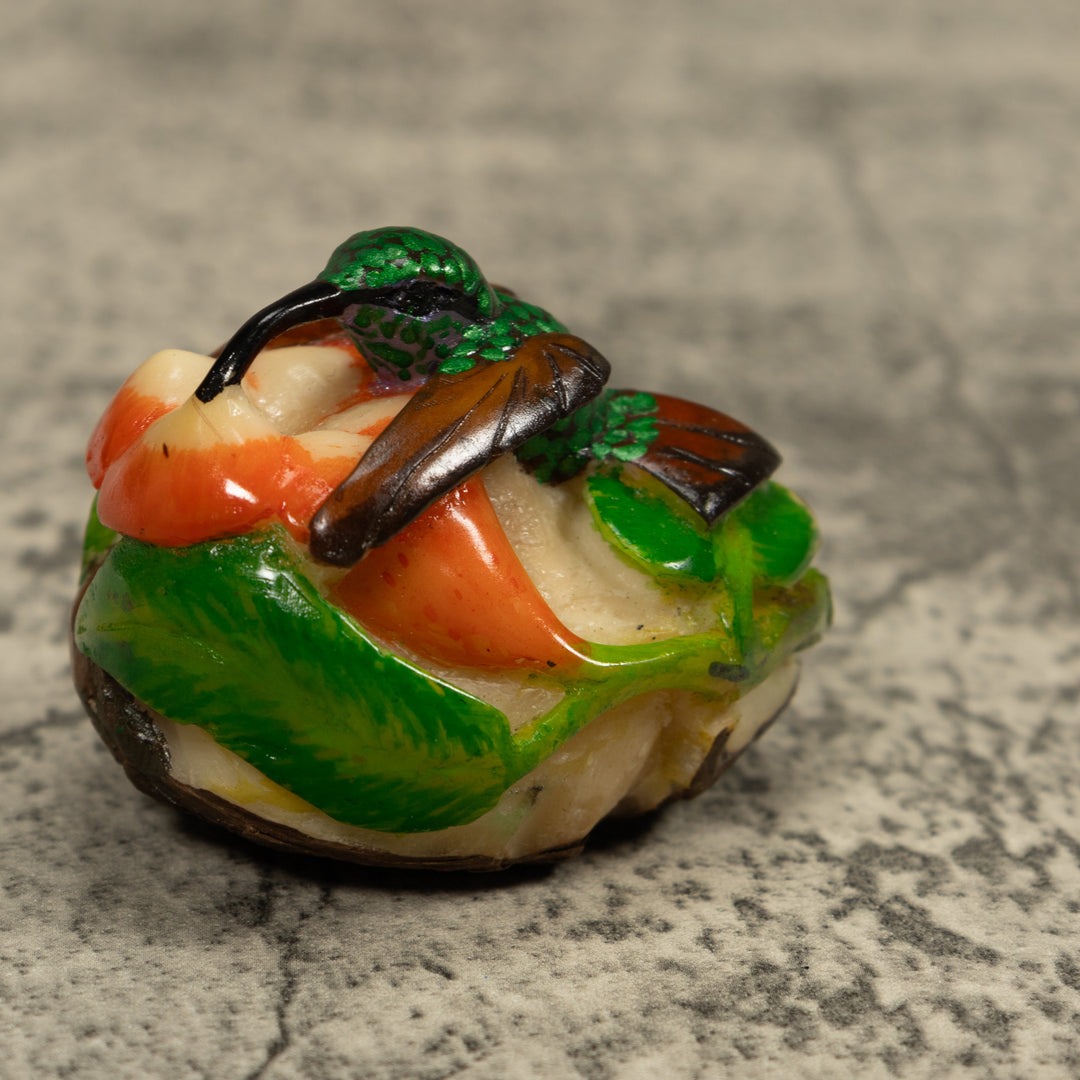 Hummingbird Tagua Carving