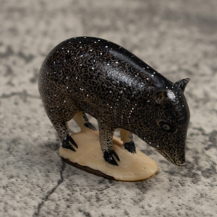 Rainforest Wild Pig Tagua Carving