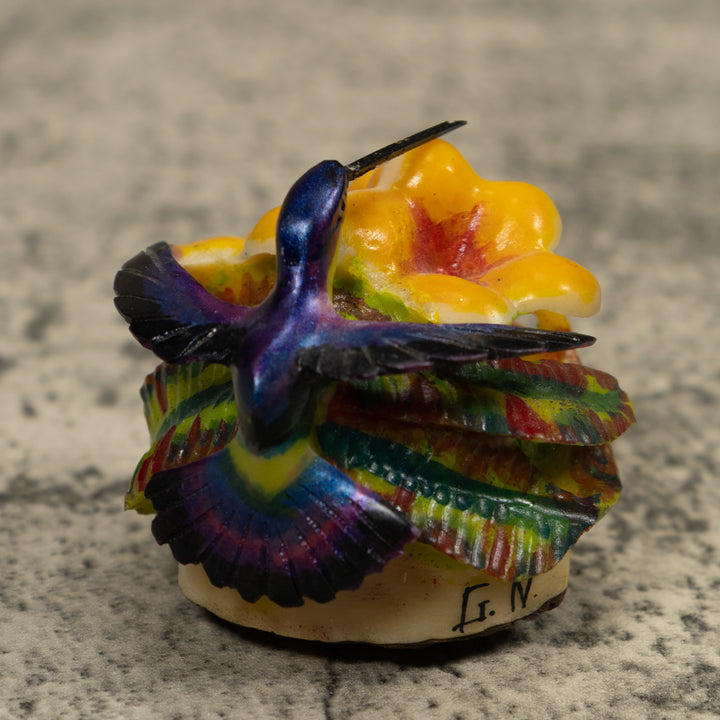 Hummingbird Tagua Carving