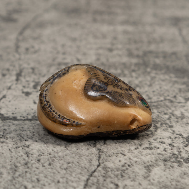 Vintage Stingray Fish Tagua Carving