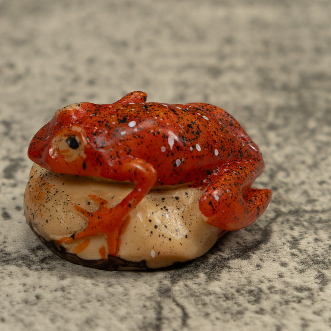 Vintage Frog Tagua Carving