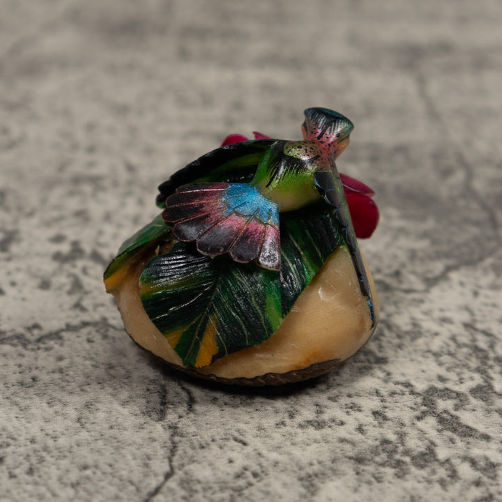 Hummingbird Tagua Carving