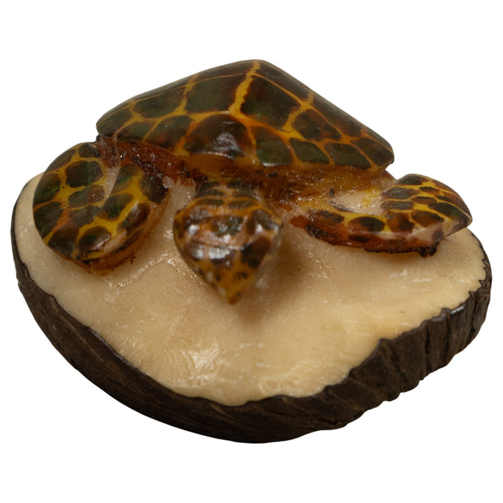 Sea Turtle Tagua Carving