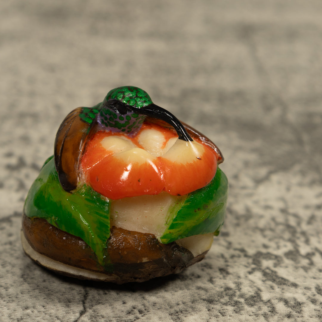 Hummingbird Tagua Carving