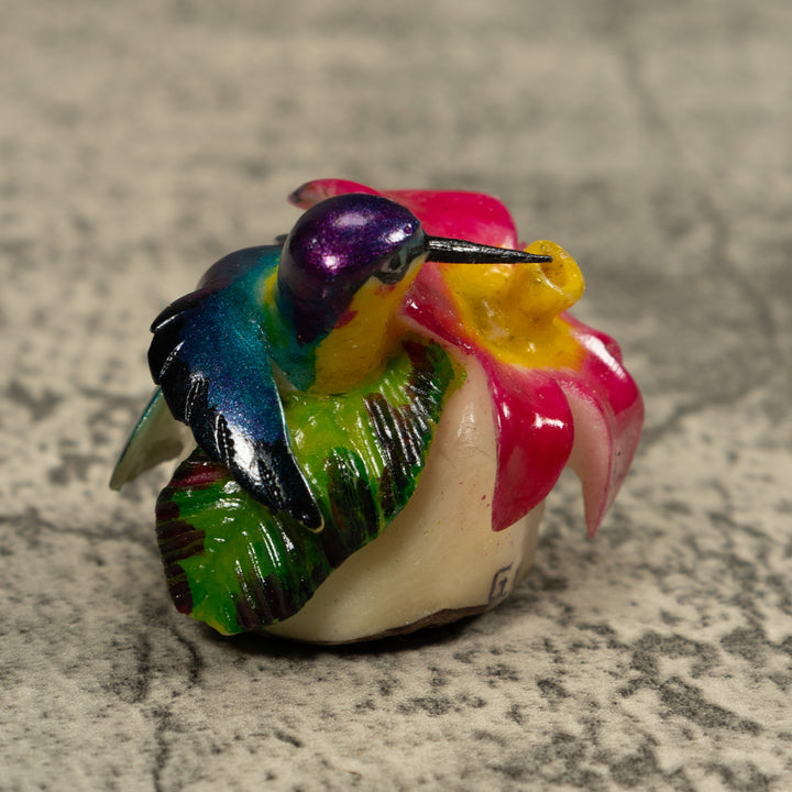 Hummingbird Tagua Carving