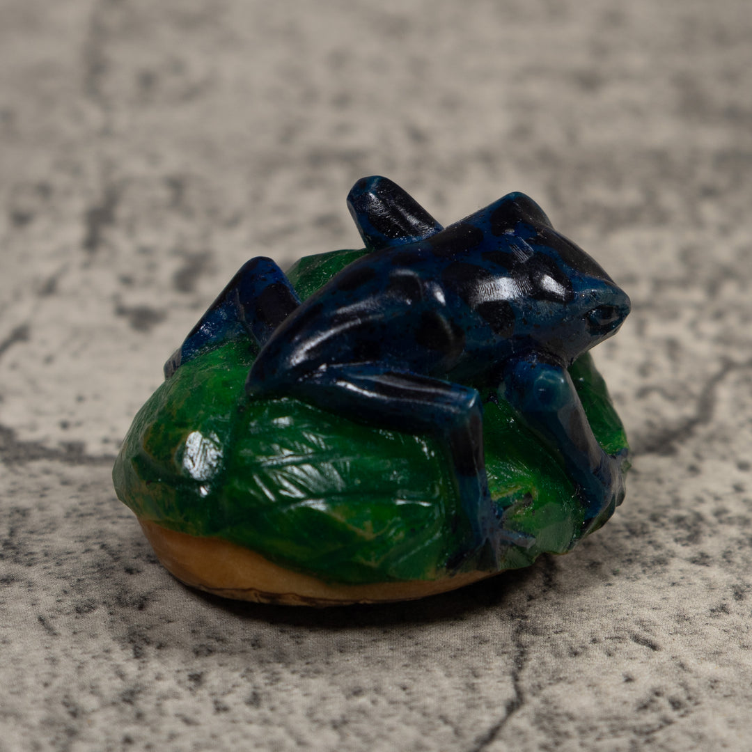 Vintage Frog Tagua Carving