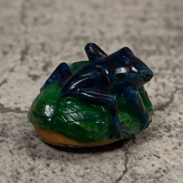 Vintage Frog Tagua Carving