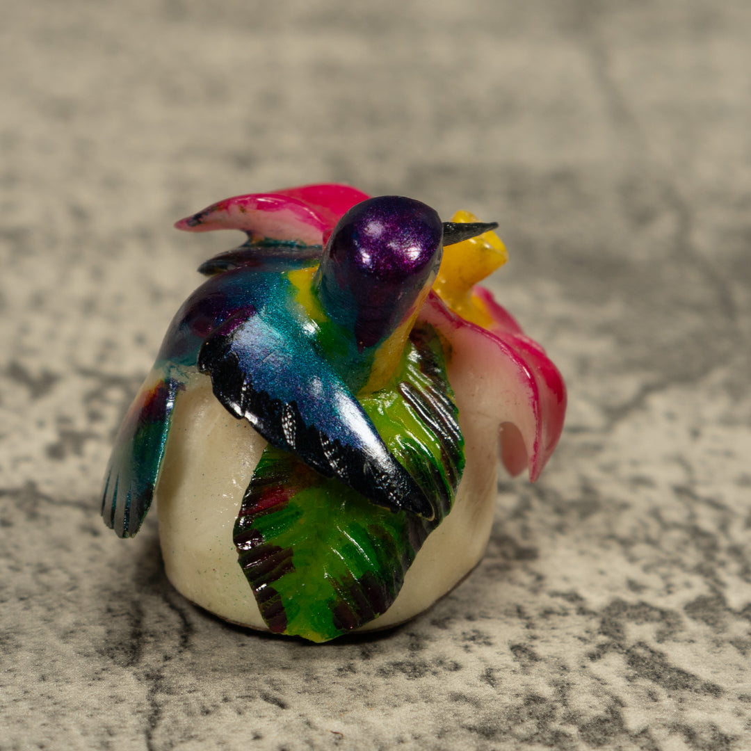 Hummingbird Tagua Carving