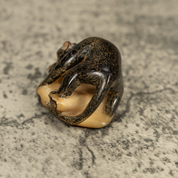 Vintage Howler Monkey Tagua Carving