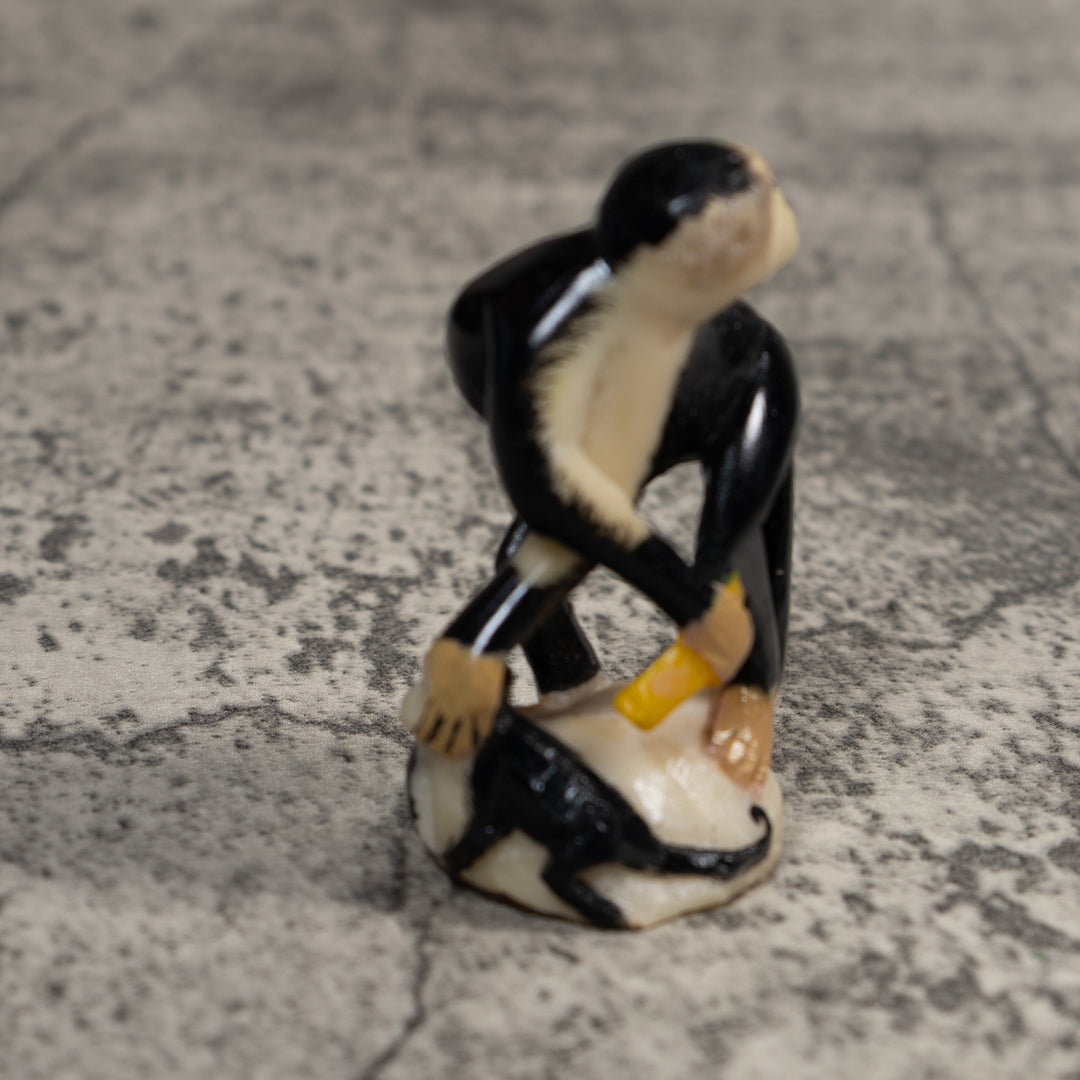White Face Monkey Tagua Carving