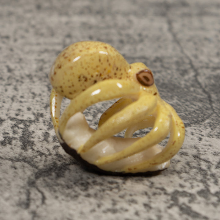 Octopus Squid Tagua Carving