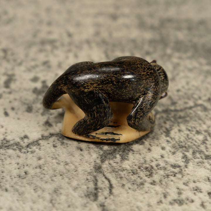 Vintage Howler Monkey Tagua Carving