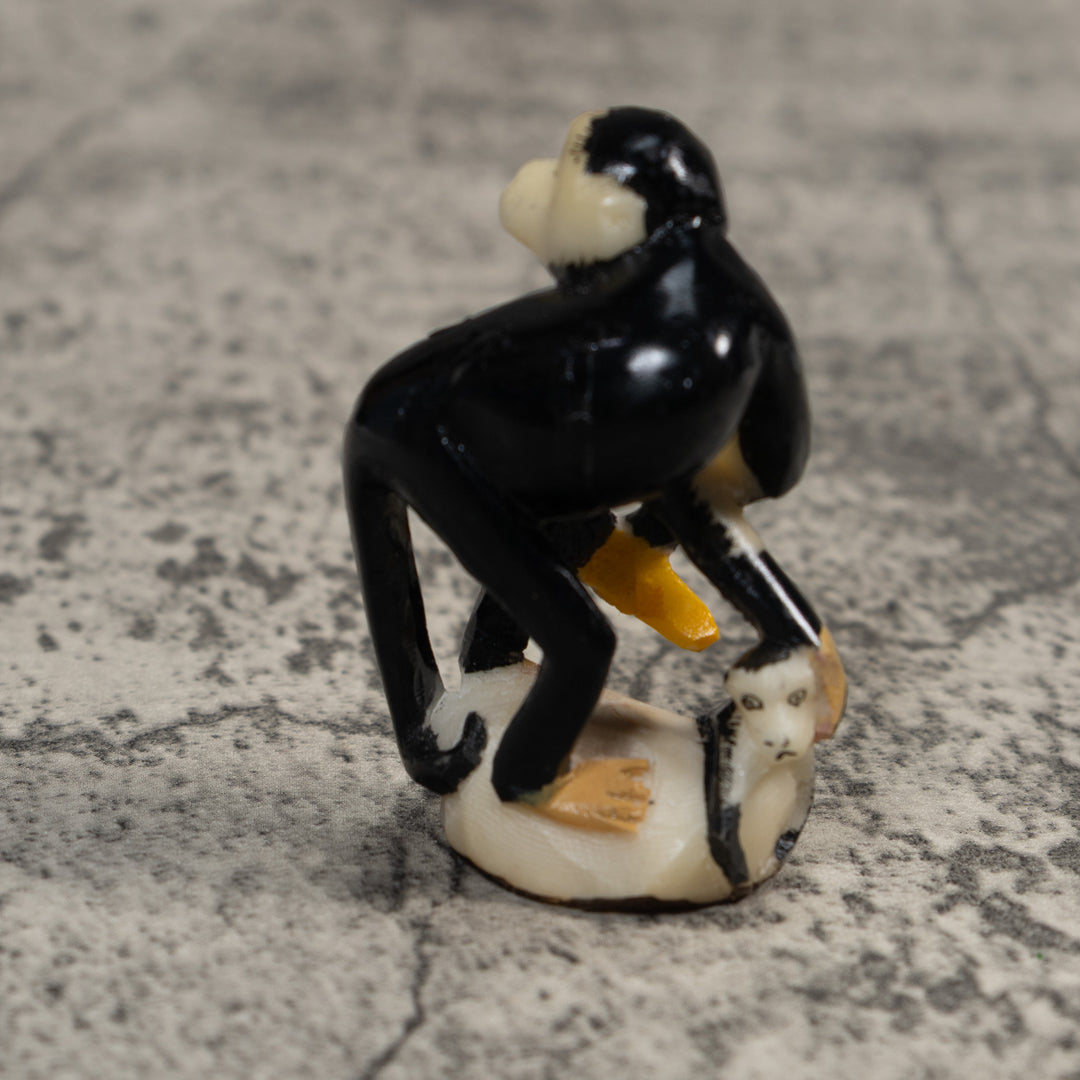 White Face Monkey Tagua Carving