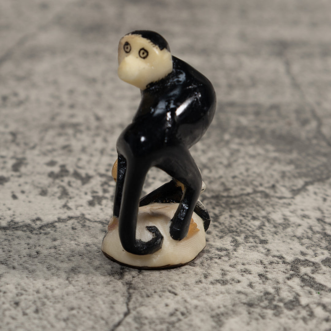 White Face Monkey Tagua Carving