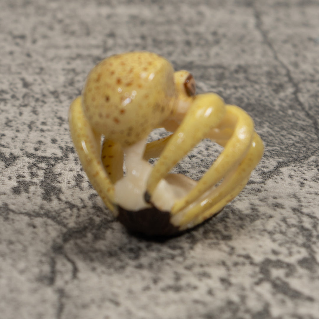 Octopus Squid Tagua Carving
