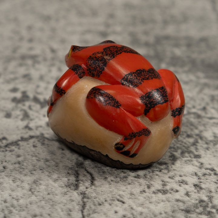 Vintage Frog Tagua Carving