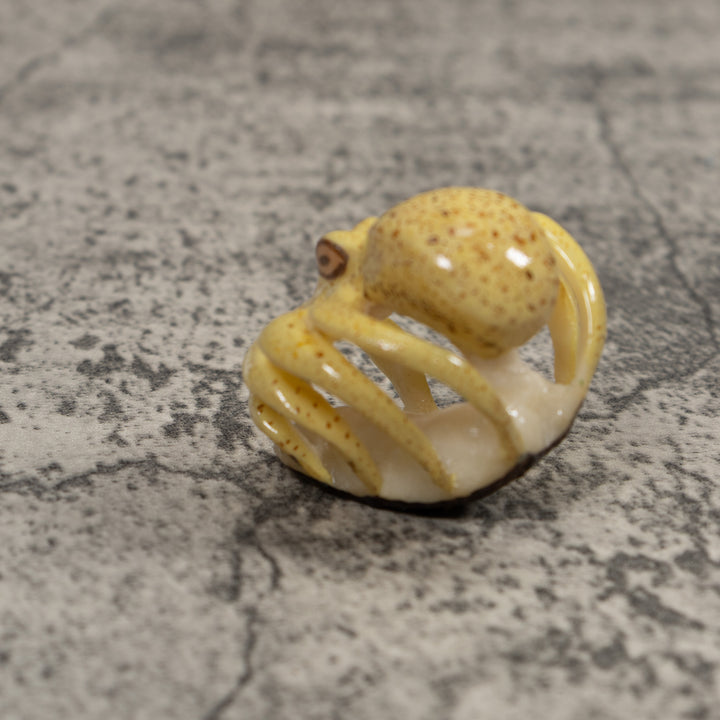 Octopus Squid Tagua Carving