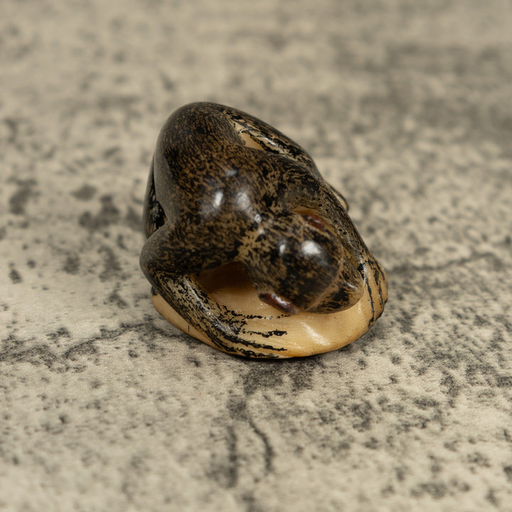 Vintage Howler Monkey Tagua Carving