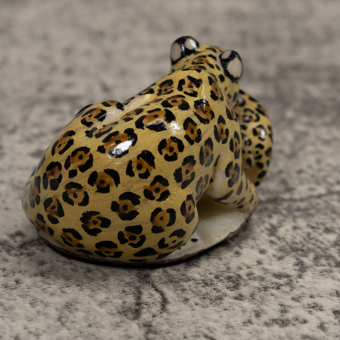 Jaguar Cat With Cub Tagua Carving