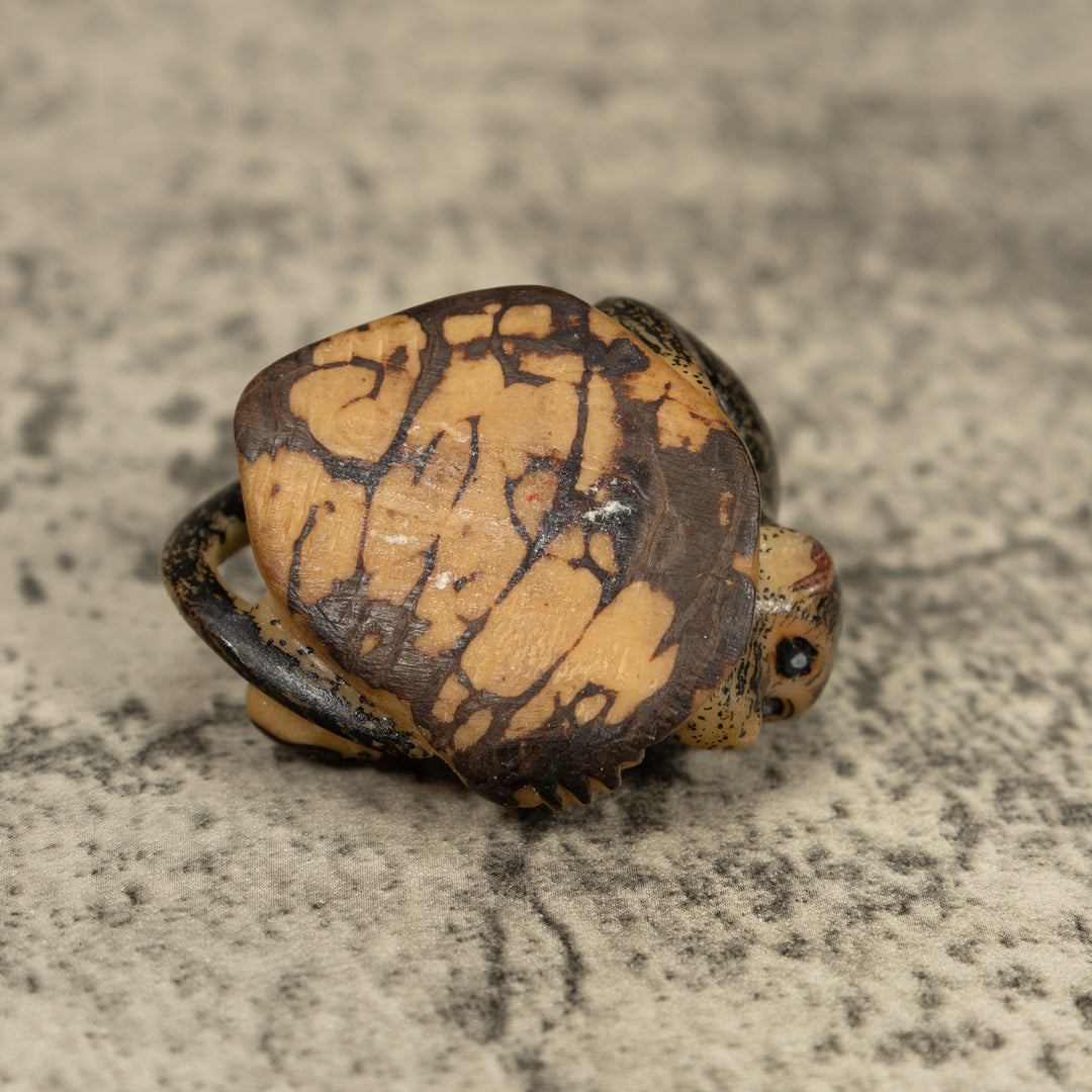 Vintage Howler Monkey Tagua Carving