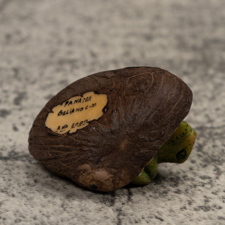 Vintage Iguana Lizard Reptile Tagua Carving