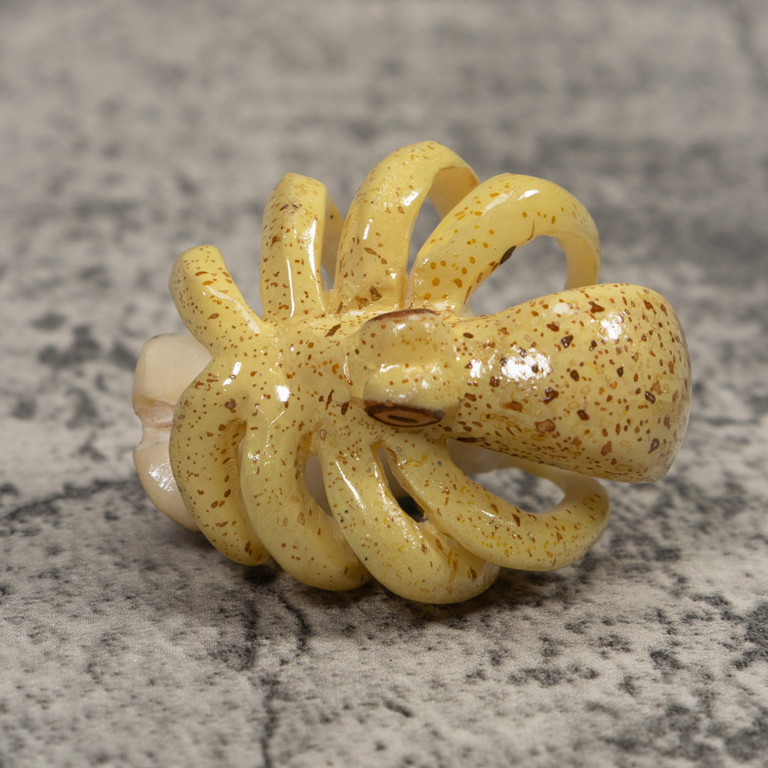 Octopus Squid Tagua Carving