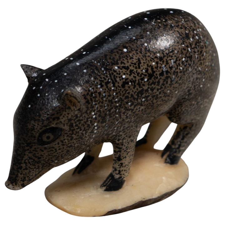 Rainforest Wild Pig Tagua Carving