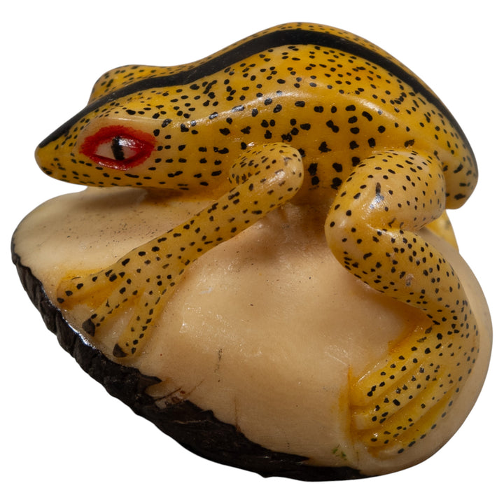Vintage Frog Tagua Carving