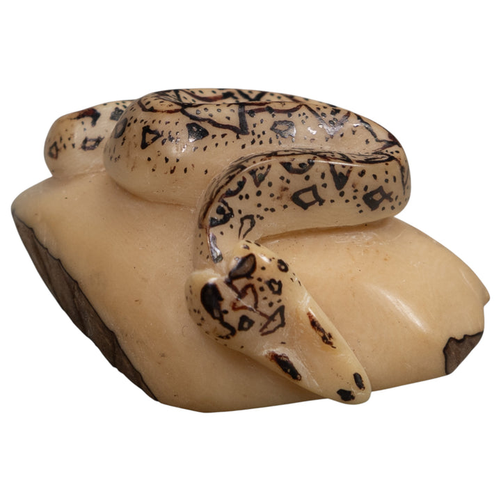 Jungle Snake Tagua Carving