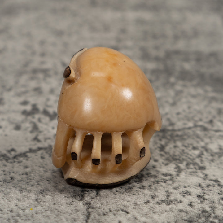 Vintage White Crab Tagua Carving