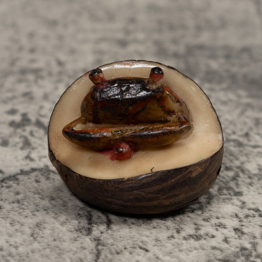Vintage Crab Tagua Carving